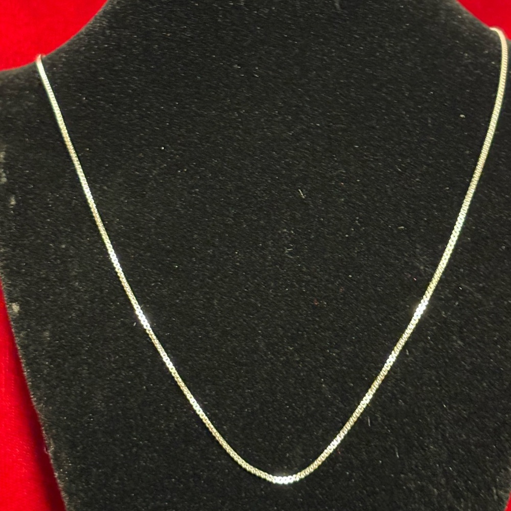 Italian Box Chain Sterling Silver 925 20 Inch .70mm. Brand New! Unisex